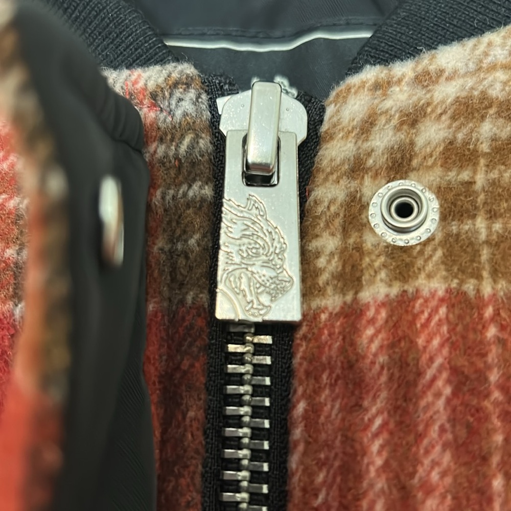 Darc Sport Red Plaid Bomber Jacket - Picture 10 of 14